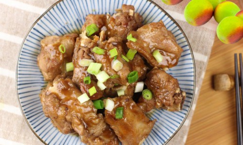 Steamed Ribs with Plum Sauce